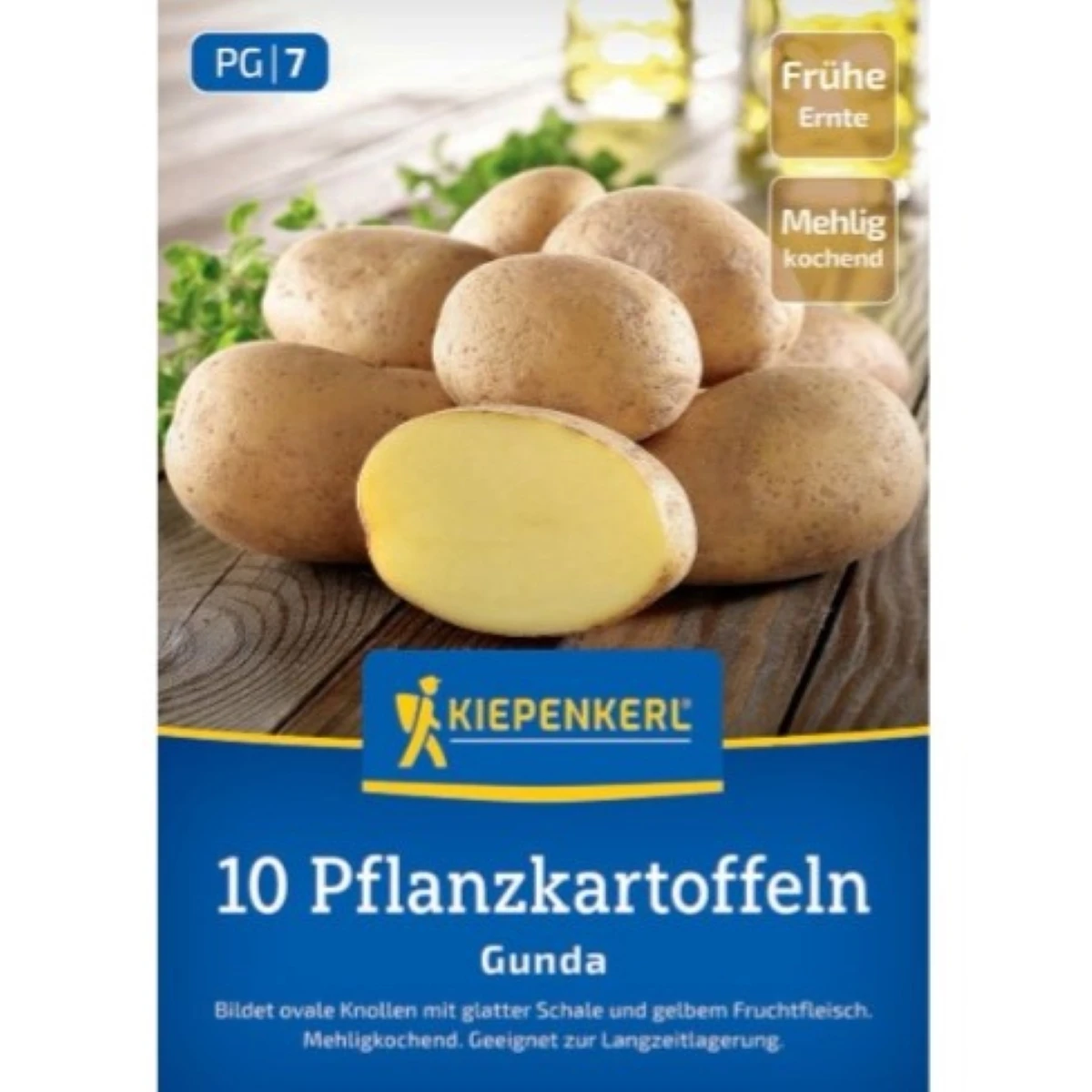Sadbové zemiaky Gunda - Solanum tuberosum - zemiaky - 10 ks