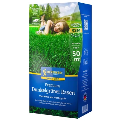 Tmavozelený Gala trávnik Profi Line - Kiepenkerl - trávna zmes - 1 kg