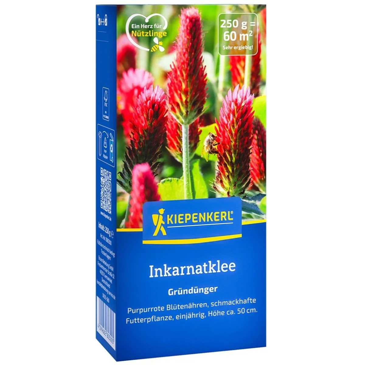 Zelené hnojenie - Ďatelina inkarnát - semená - 250 g