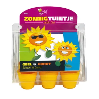 Buzzy Kids - Detský skleník Slnečnica - Pieterpik - pestovateľská súprava - 1 ks