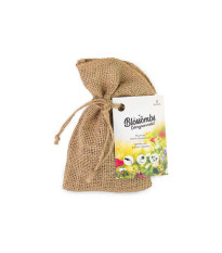Jutové vrecko s kvetinovými bombami - Blossombs - 8 guliek - 1 balenie