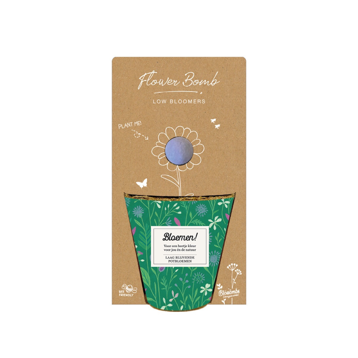Pestovateľský set - Grow kit - nízko rastúca kvetinová zmes - Blossombs - 1 ks