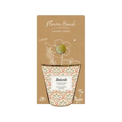 Darčekový set - Grow kit - zmes na pestovanie byliniek - Blossombs - 1 ks