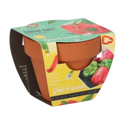 Buzzy Grow Gifts - Minisada na pestovanie papriky - Pieterpik - 1 ks