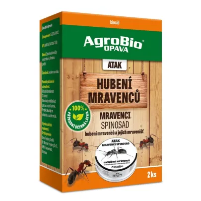 ATAK Hubenie mravcov - AgroBio - ochrana proti mravcom - 2 ks