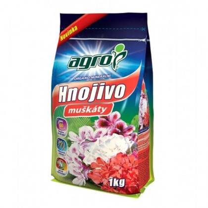 Minerálne hnojivo pre muškáty - Agro - 1 kg