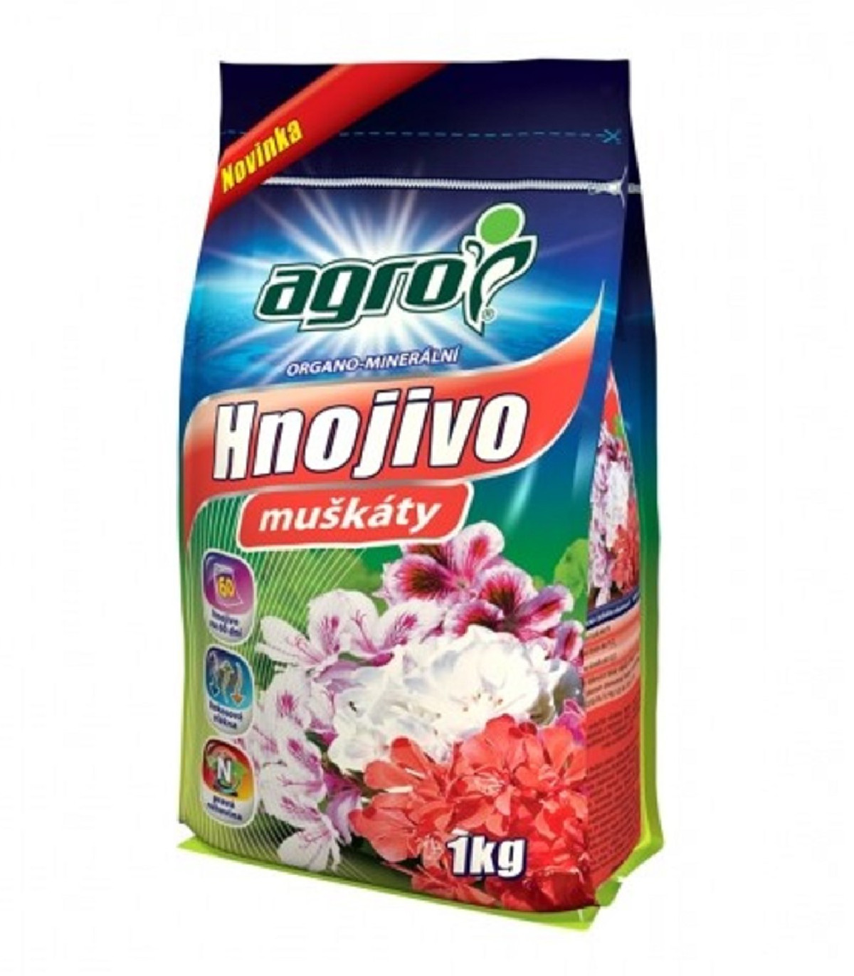 Minerálne hnojivo pre muškáty - Agro - 1 kg
