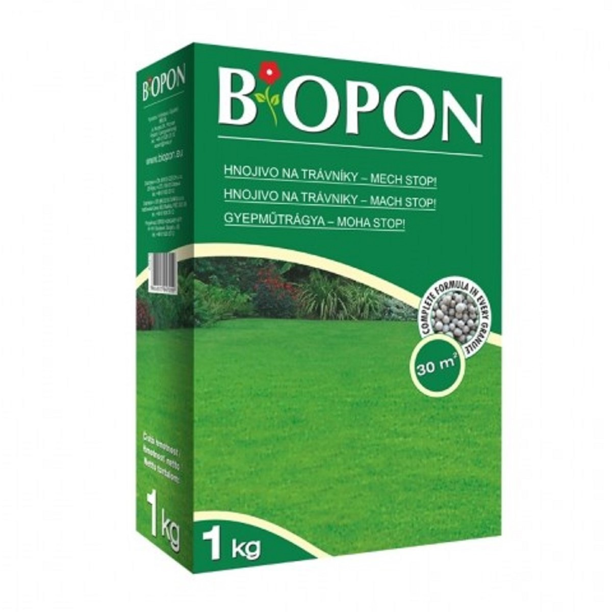 Hnojivo na trávniky Mech Stop - BoPon - 1 kg