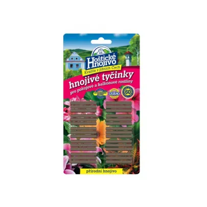 Tyčinkové hnojivo pre izbové a balkónové rastliny - Hoštické hnojivo - 30 ks