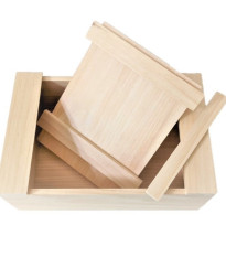 Drevená krabička - krabička na semienka - predaj pomôcok na pestovanie - 1 ks