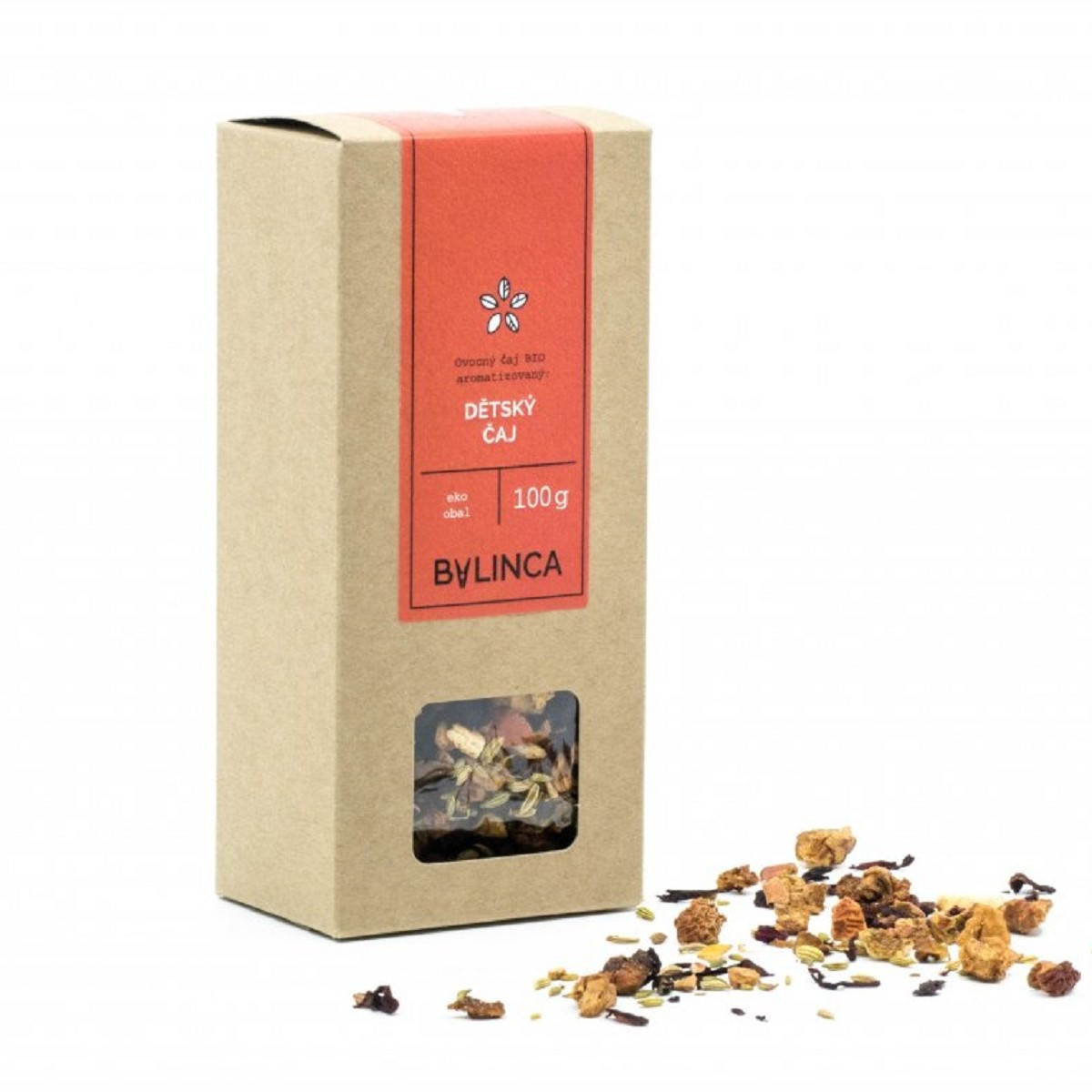Detský čaj - ovocná BIO zmes - 100 g