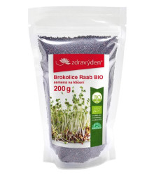 BIO semená na klíčky - Brokolica Raab - 200 g