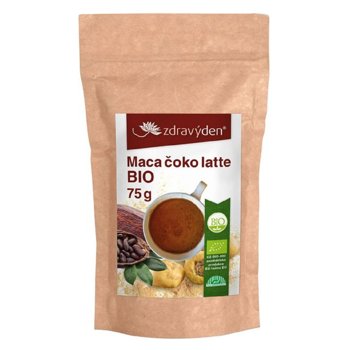 Maca čoko latte BIO - zmes korenia - BIO kvalita - 75 g