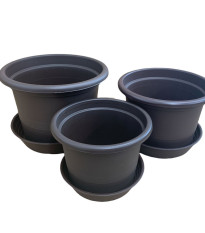 Kvetináč Campanula - hnedý - 15 x 11 cm - 1 ks