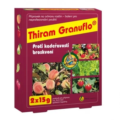 Thiram Granuflo - proti kučeravosti broskýň - 2 x 15 g