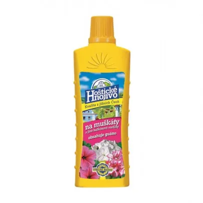 Hoštické hnojivo na muškáty a ďalšie balkónové rastliny - 500 ml