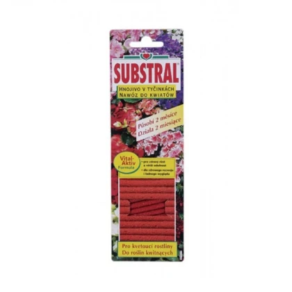 Tyčinkové hnojivo pre kvitnúce rastliny - Substral - 30 ks