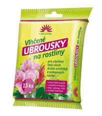 Vlhčené obrúsky na listy izbových rastlín - 15 ks