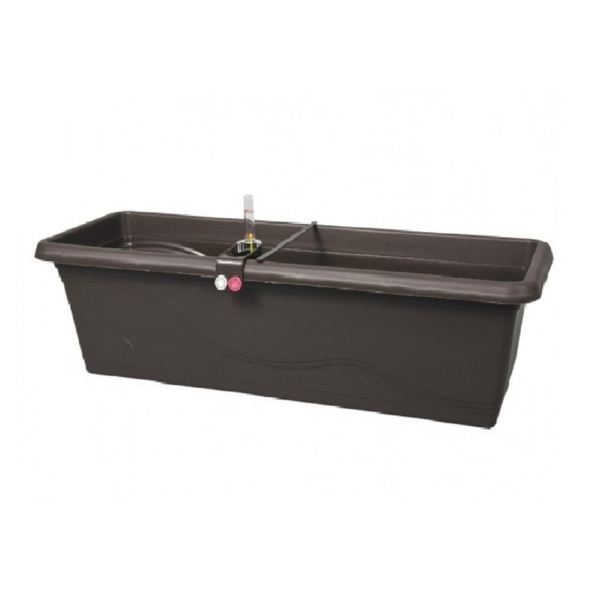 Samozavlažovací truhlík - Extra Lina Smart - hnedý - 40 cm