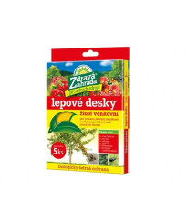 Lepiace dosky žltej farby na vošky - Zdravá záhrada - 5 ks