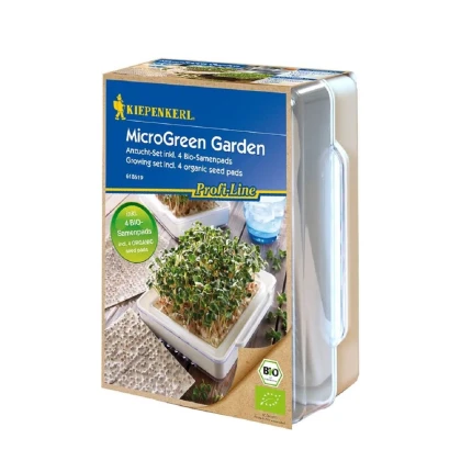 Microgreen garden - štartovacia sada vrátane 4 plátov