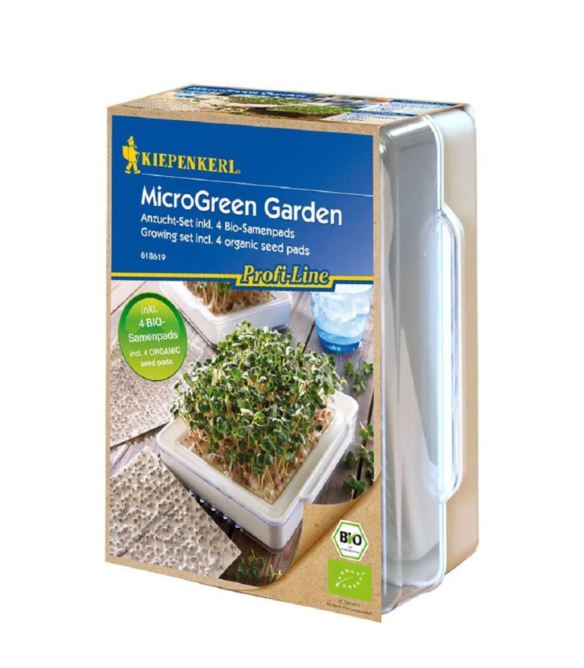Microgreen garden - štartovacia sada vrátane 4 plátov