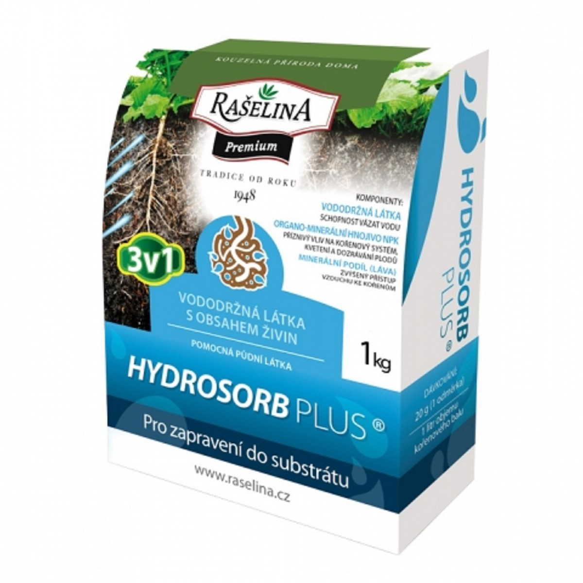 HYDROSORB PLUS - látka udržujúca vodu - 1 kg