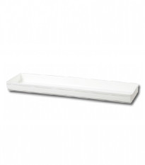 Miska pod kvetináč Gloria - biela - 50 cm - 1 ks