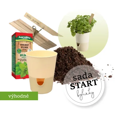 Pestovateľská sada štart - pre bylinky - 1 ks