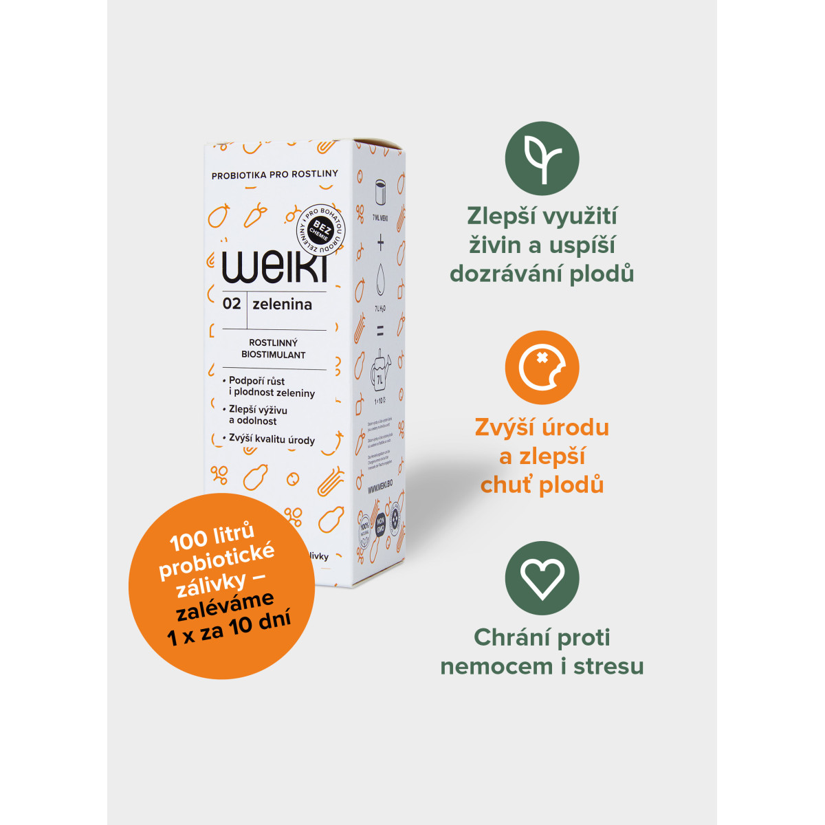Probiotiká Weiki - zelenina - 100 ml