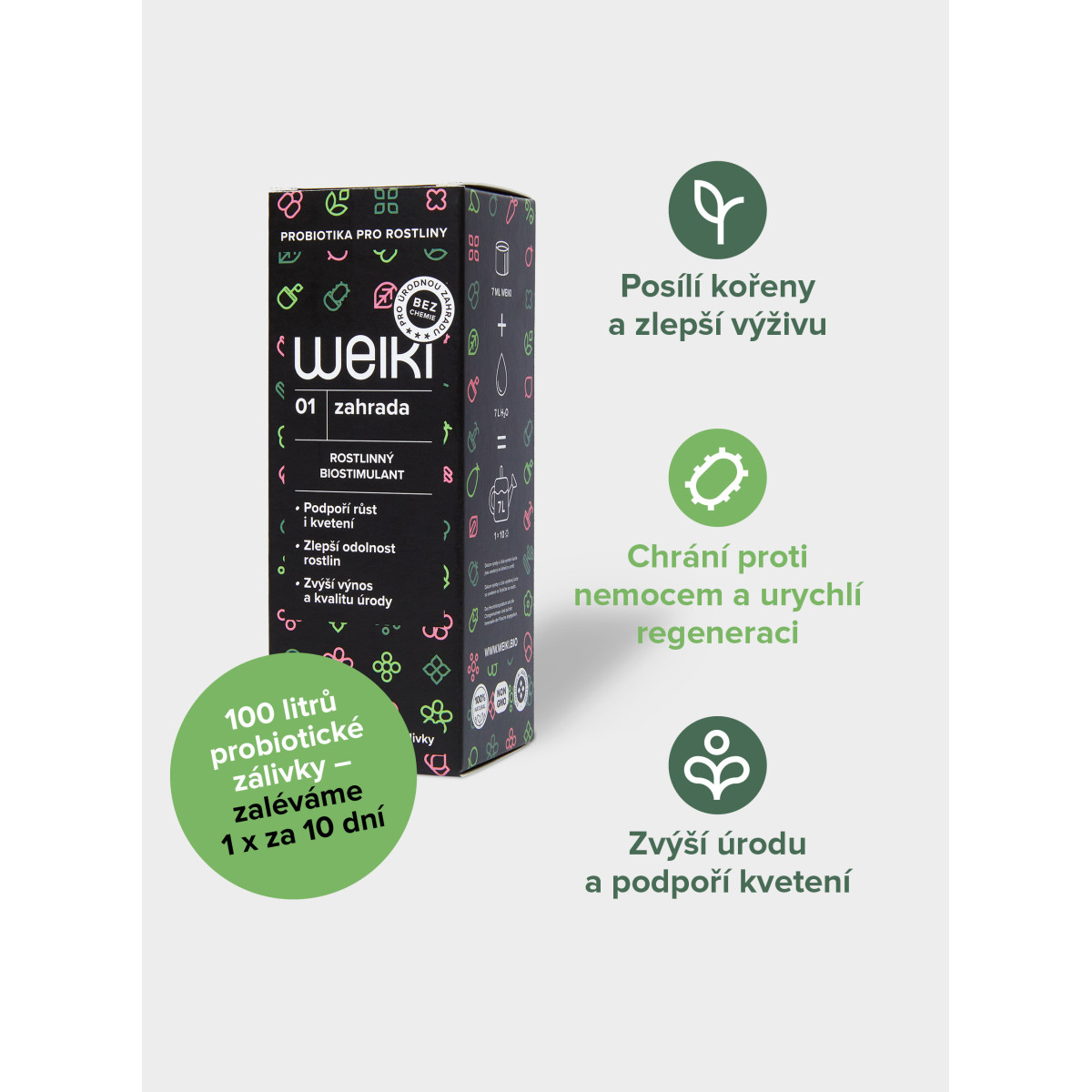 Probiotiká Weiki - záhrada - 100 ml