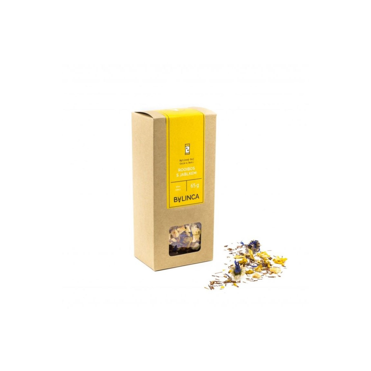 BIO - Rooibos s jablkom - bylinkové čaje - 65 g