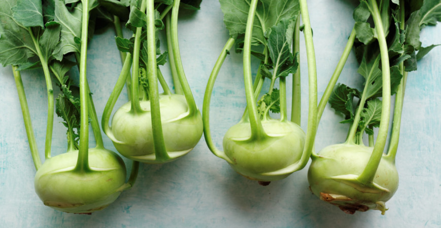 Kaleráb je najžiadanejšou hlúbovou zeleninou a jednou z prvých zelenín v jari 